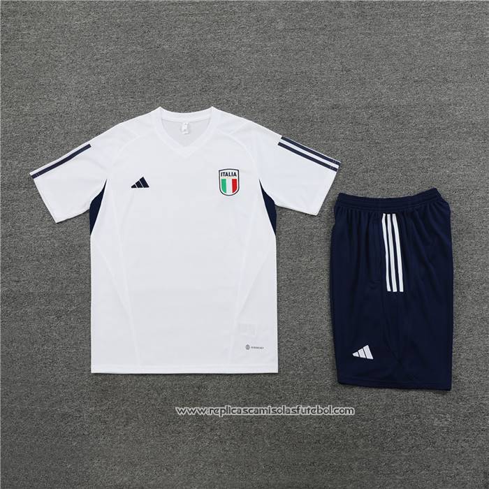 Fato de Treino
 Italia 2023-2024 Manga Curta
 Branco
 - Calcas Curta
